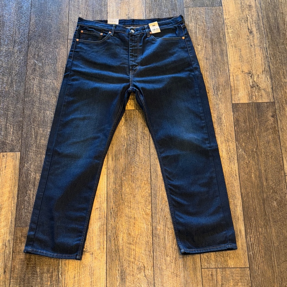 NWT - Levi's Men's Deep Indigo Straight Jeans